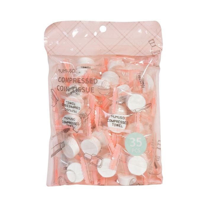 35 Pcs Round Compressed Towel Mumuso