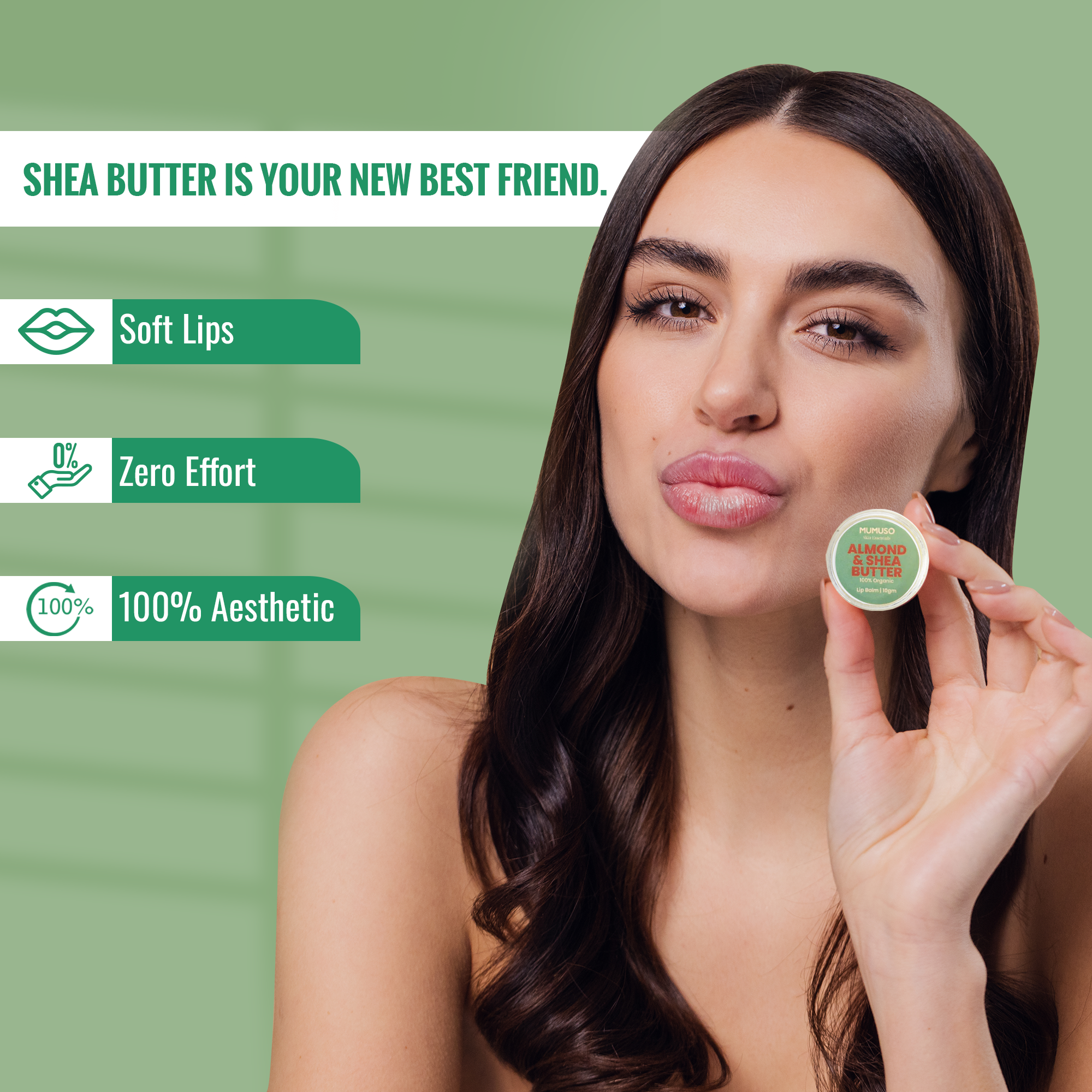 Organic Shea Butter & Almond Lip Balm