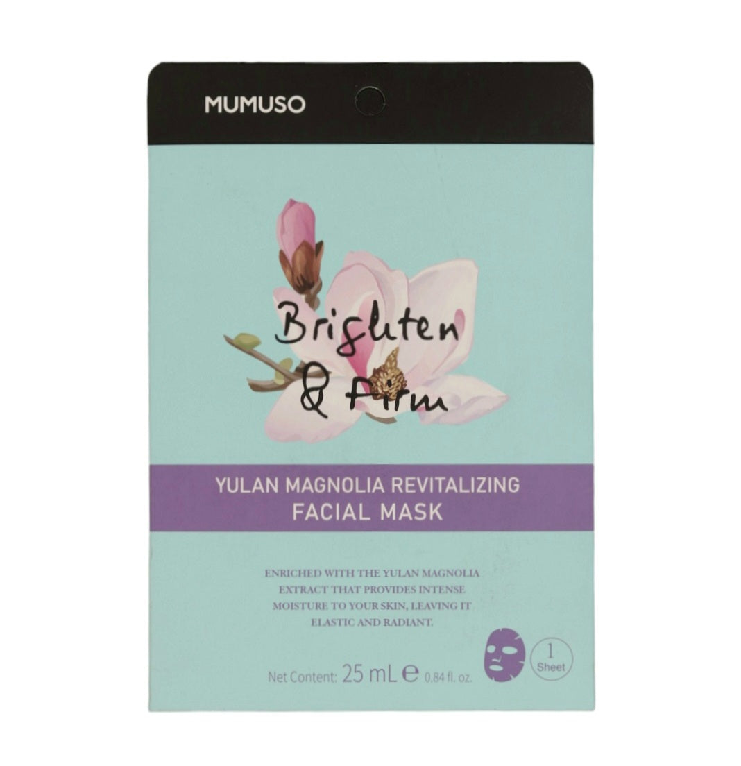 Hydrate & Nourish Facial Sheet Mask - Revitalizing Yulan Magnolia