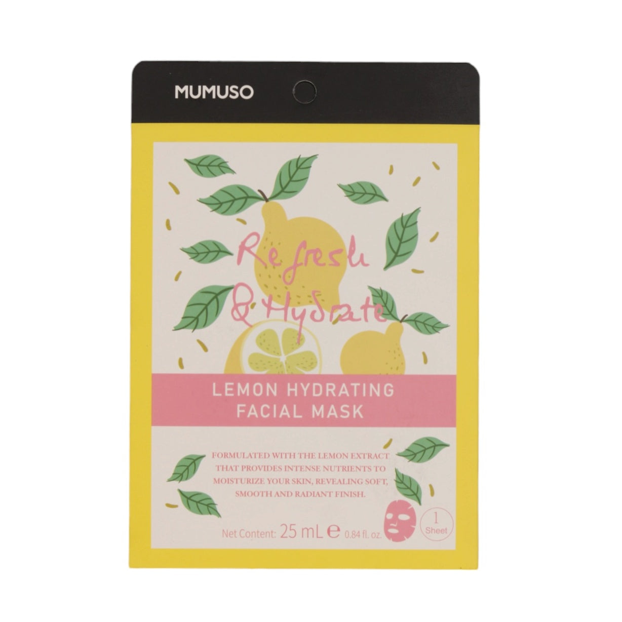 Hydrate & Nourish Facial Mask - Refreshing Lemon
