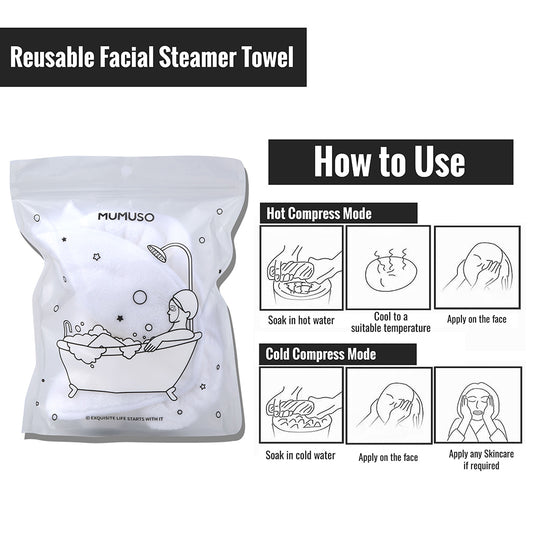 Reusable Facial Steamer Towel