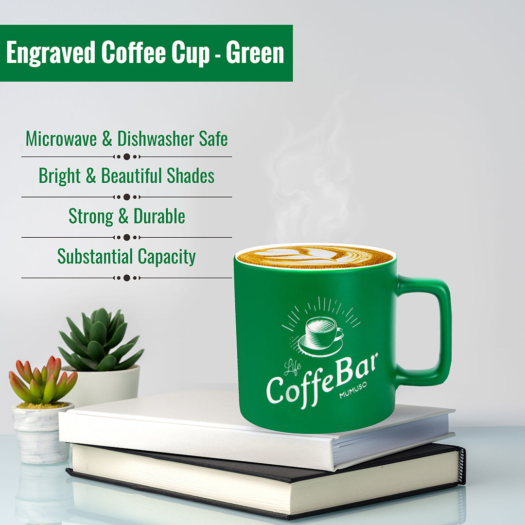 Engraved Coffee Cup- 380 ML