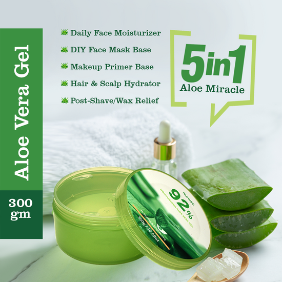 Aloe Vera Moisturizing Gel for Non-Greasy Moisturization - 300g