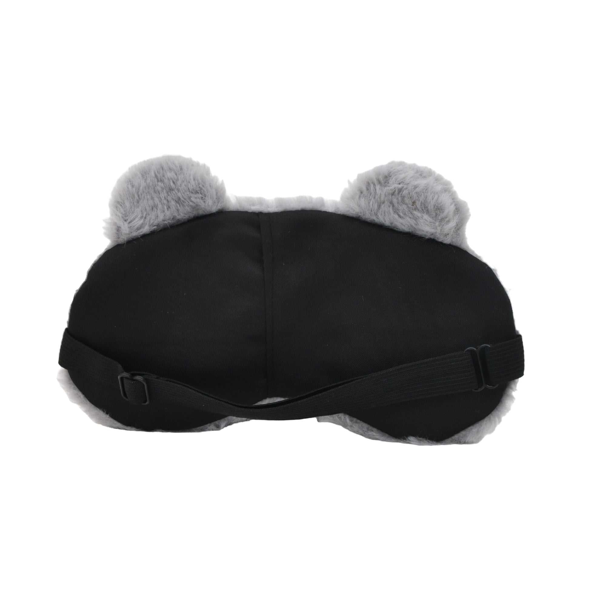 Blissful Plush Cat Sleeping Eye Mask - Grey Mumuso