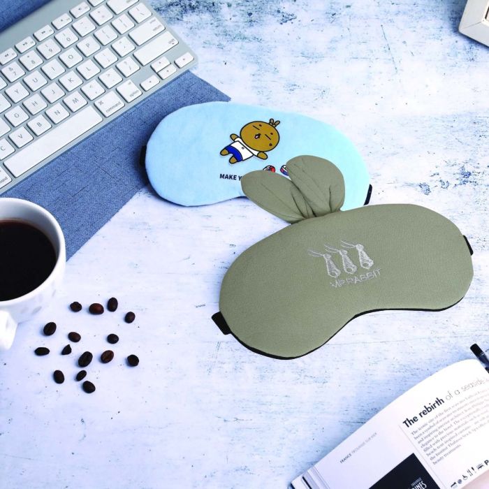 Cartoon EyeMask (Mr. Rabbit) - Green Mumuso