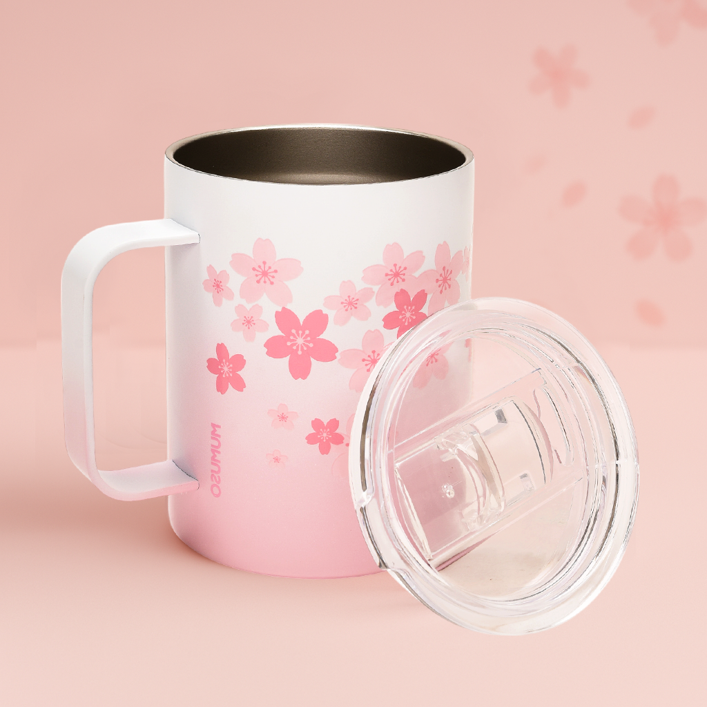 Cherry Blossom Collection Insulated Coffee Cup - Pink/360 ml