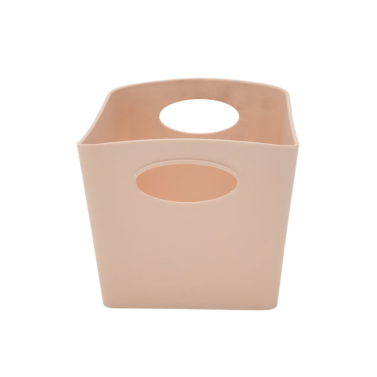 Compact Pink Storage Basket - Pink Mumuso