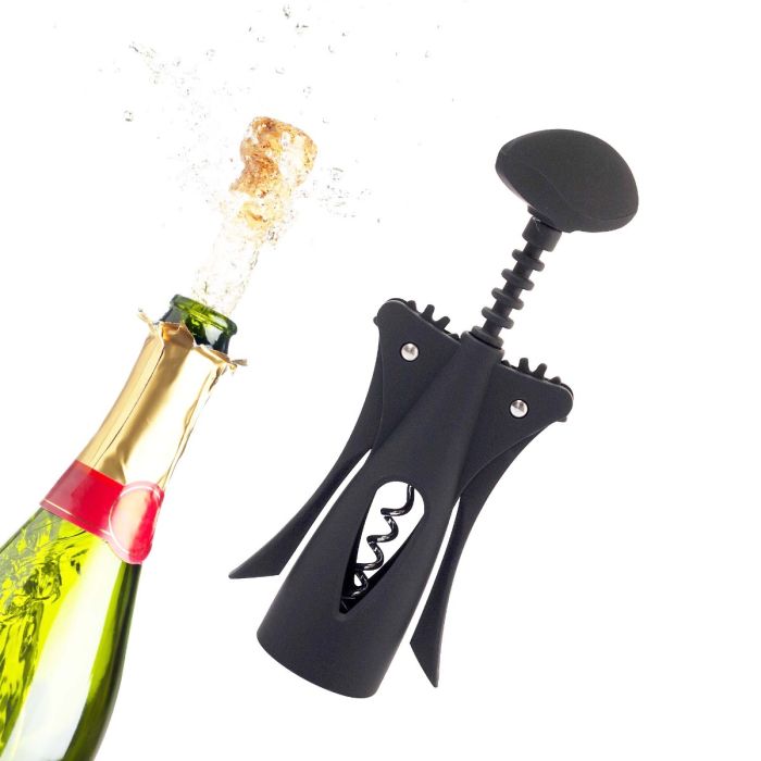 Corkscrew Wine Opener - Black Mumuso
