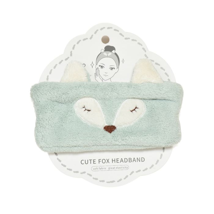 Cute Fox Headband - Green Mumuso