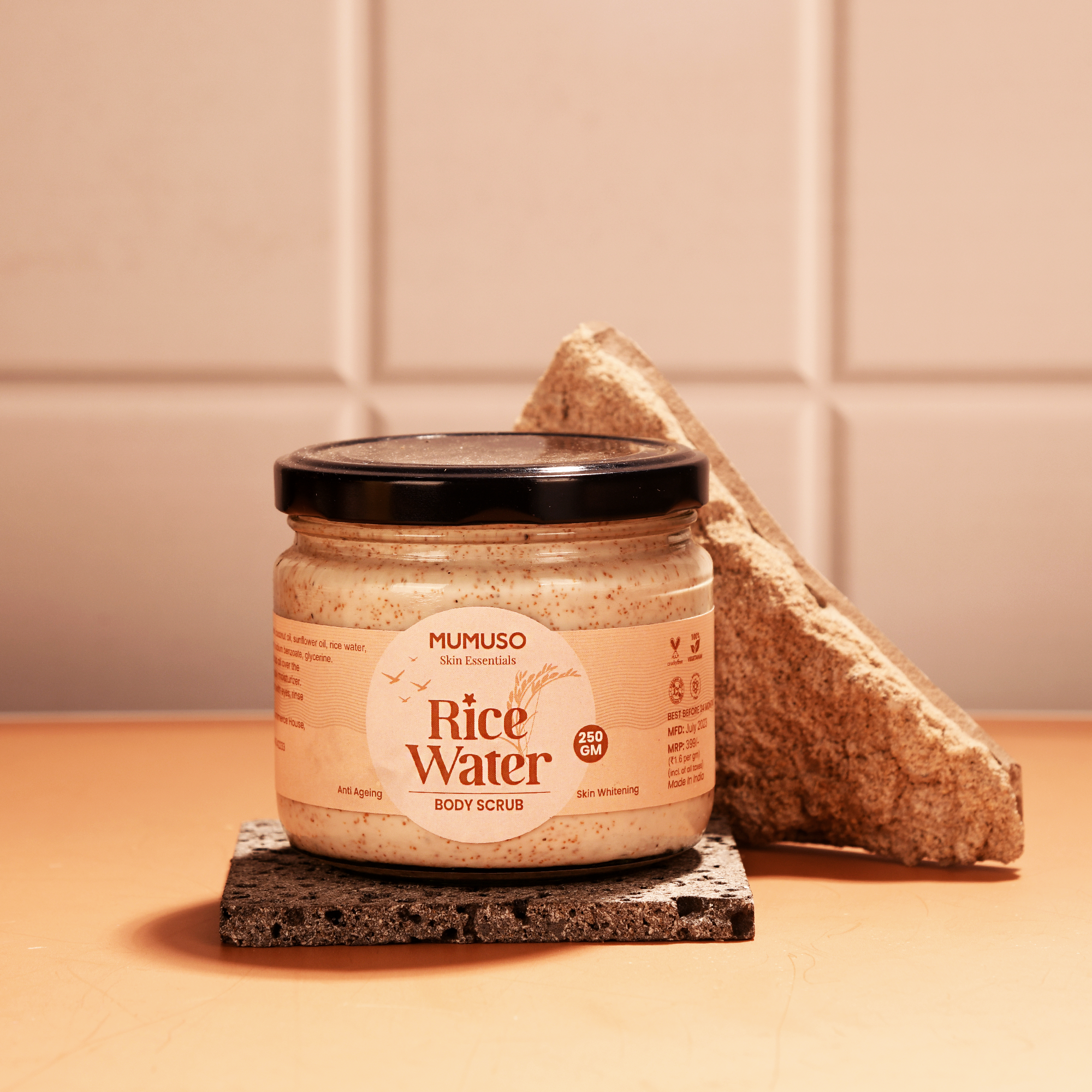 Brightening Rice Water Body Scrub