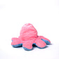 Reversible Moody Octopus Plushie - Medium / Blue & Pink