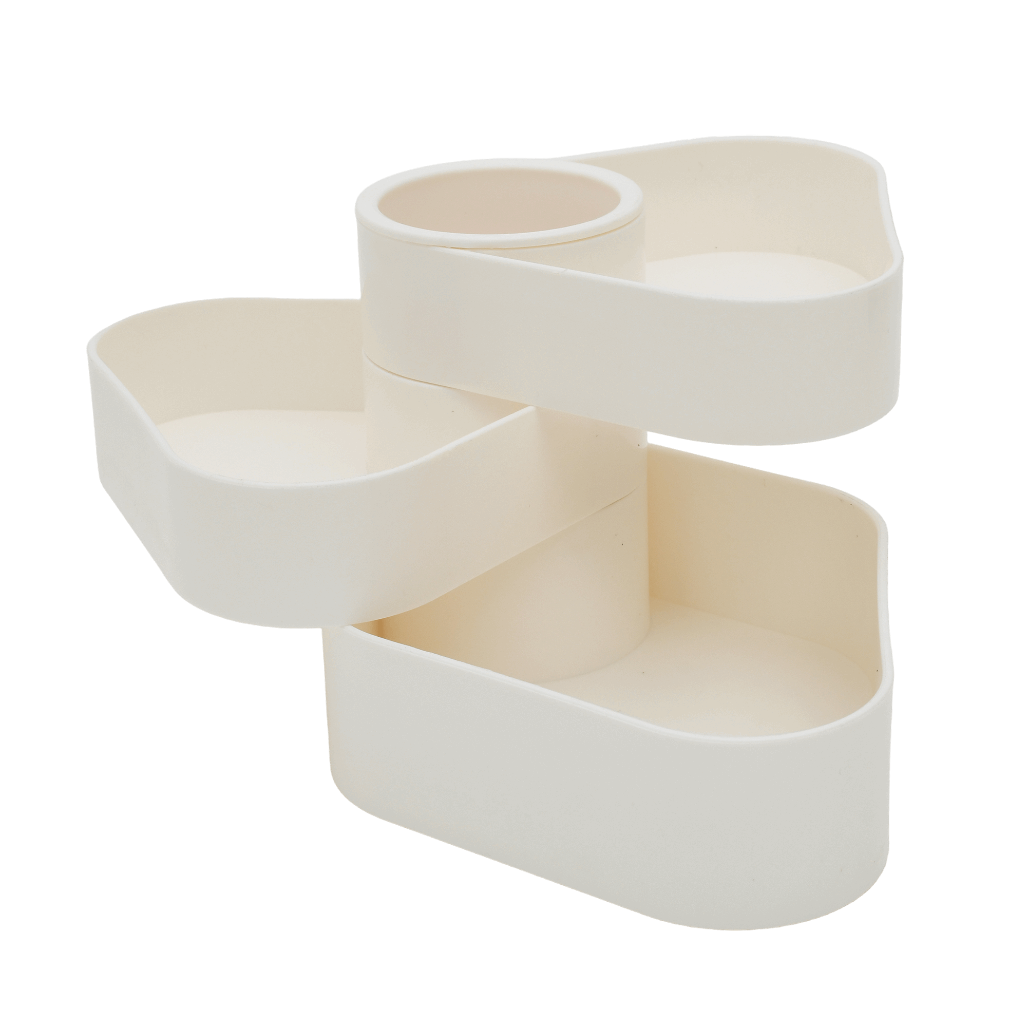 Efficient Desktop Rotatable Pen Holder - White Mumuso