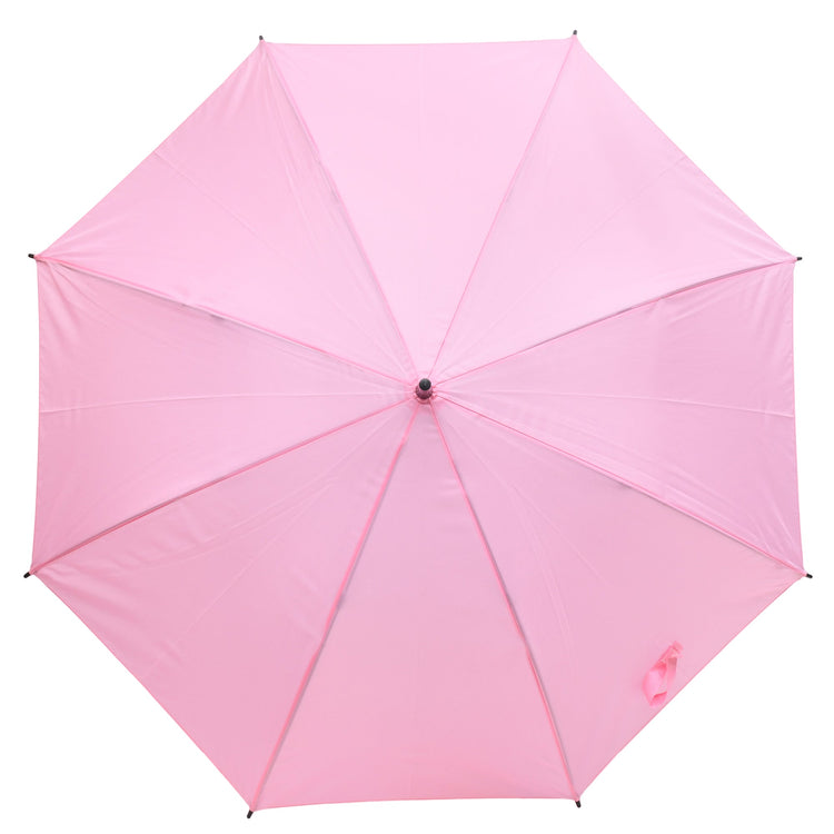 Elegant J- Handle Umbrella - Pink Mumuso