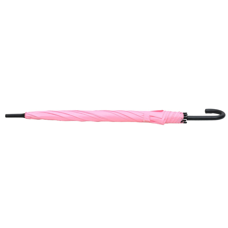 Elegant J- Handle Umbrella - Pink Mumuso