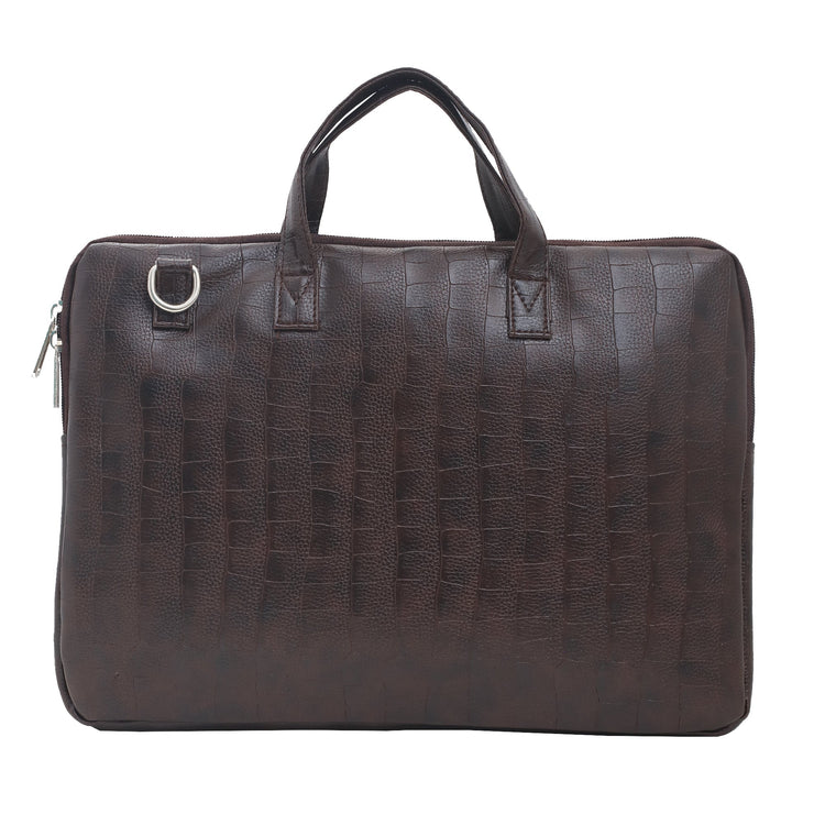 Executive Laptop Messenger Bag - Brown Mumuso