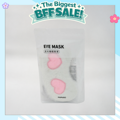 Ultimate Relaxation with Lovely Sleep Eye Mask - White