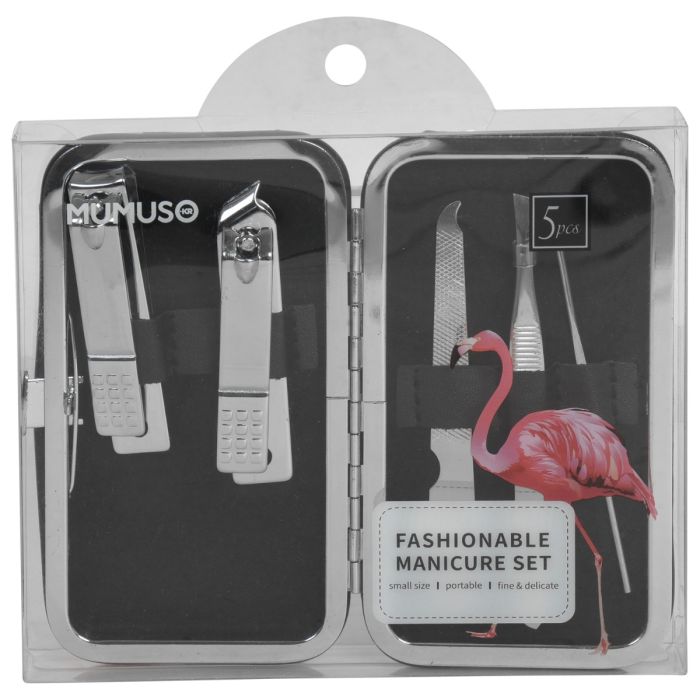 Fashionable Manicure Set - Grey Mumuso