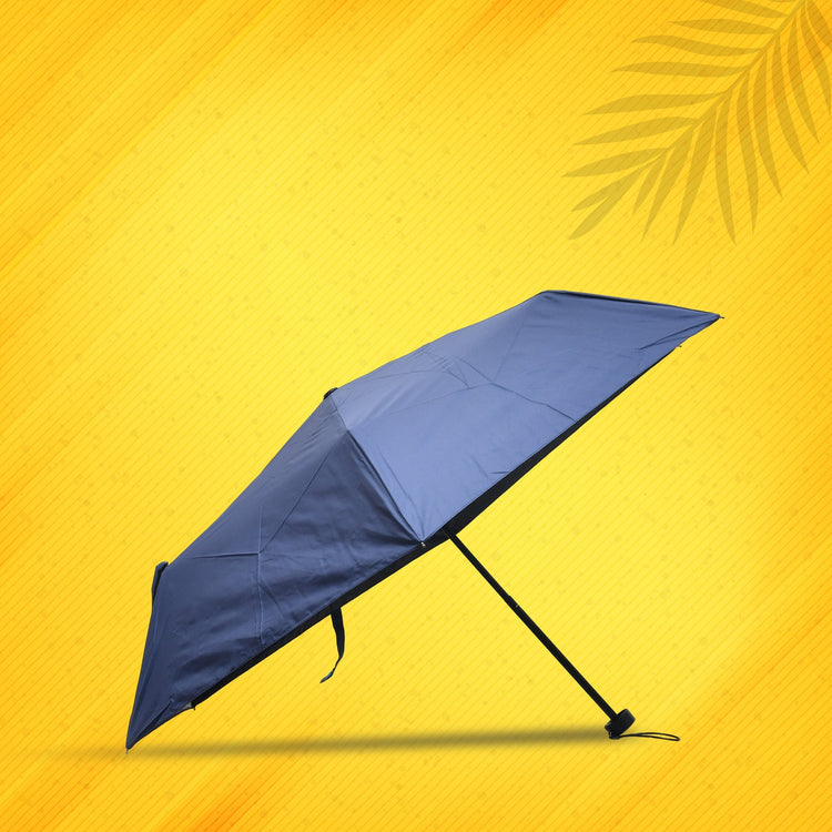 Folding Sun Umbrella - Deep Blue Mumuso