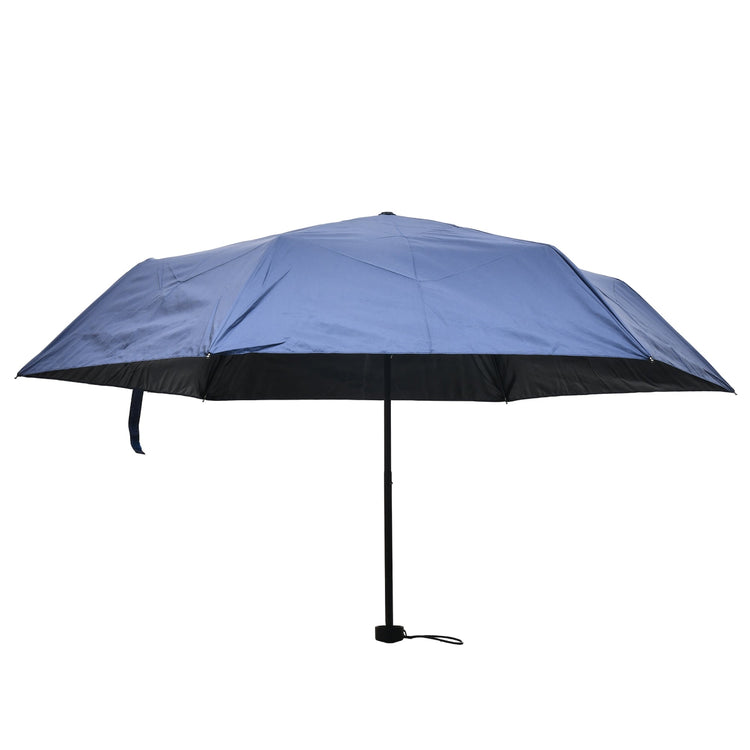 Folding Sun Umbrella - Deep Blue Mumuso