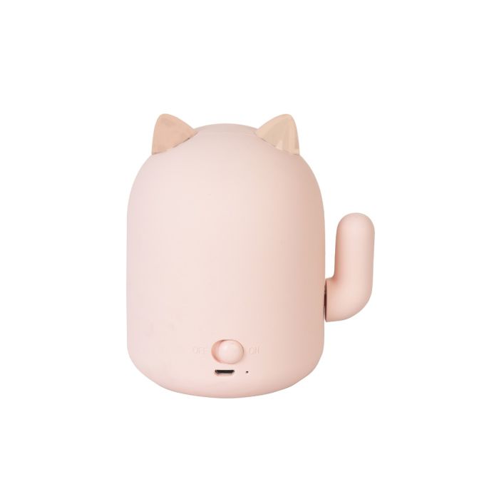 Fortune Cat Night Light - Pink Mumuso