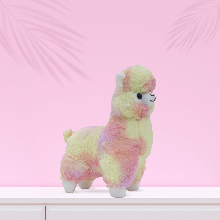 Happy Lama Plush Toy – Multicolour Mumuso