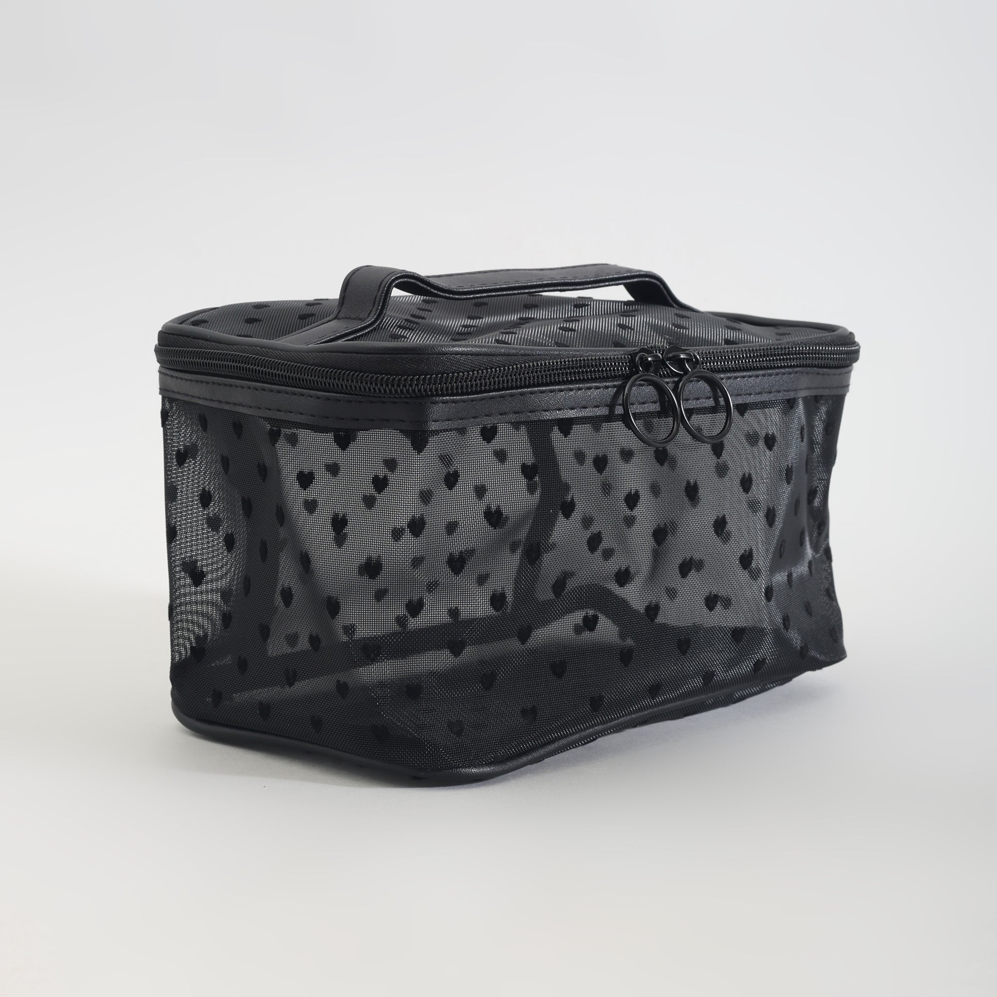 Mumuso Heart Design Cosmetic Bag