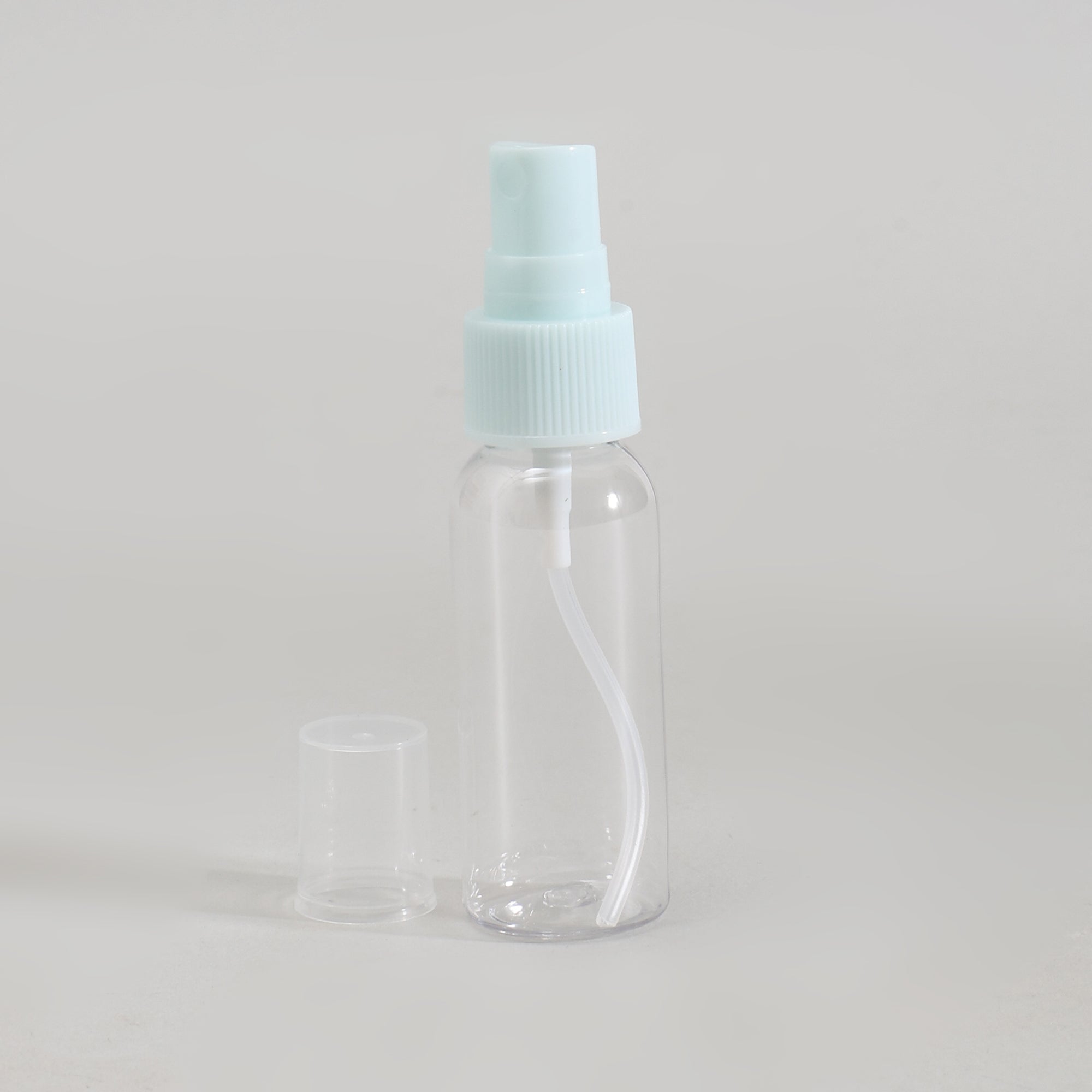 Eco Friendly Mini Travel Bottle & Jar Set - 7 Pcs / Pastel Blue