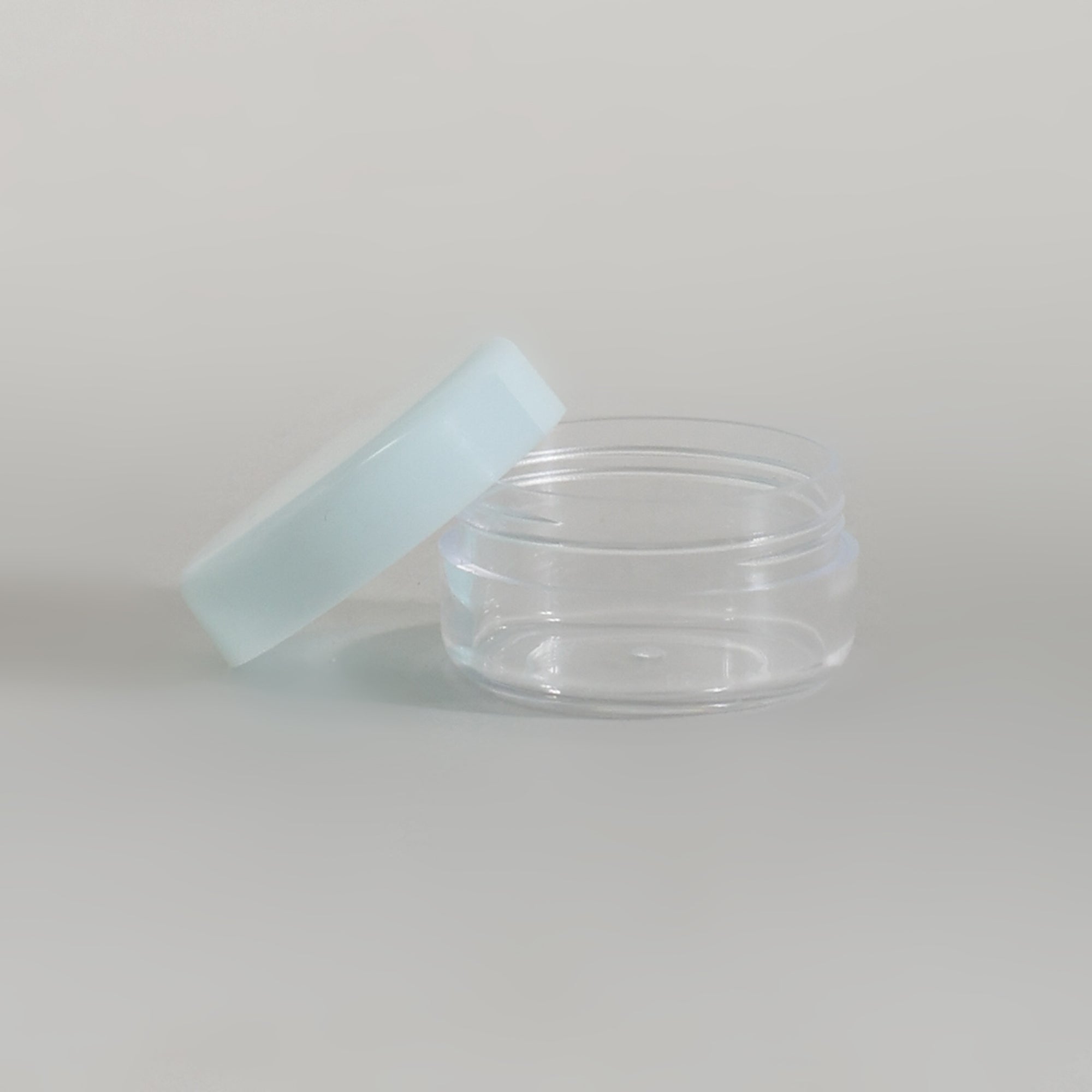 Eco Friendly Mini Travel Bottle & Jar Set - 7 Pcs / Pastel Blue