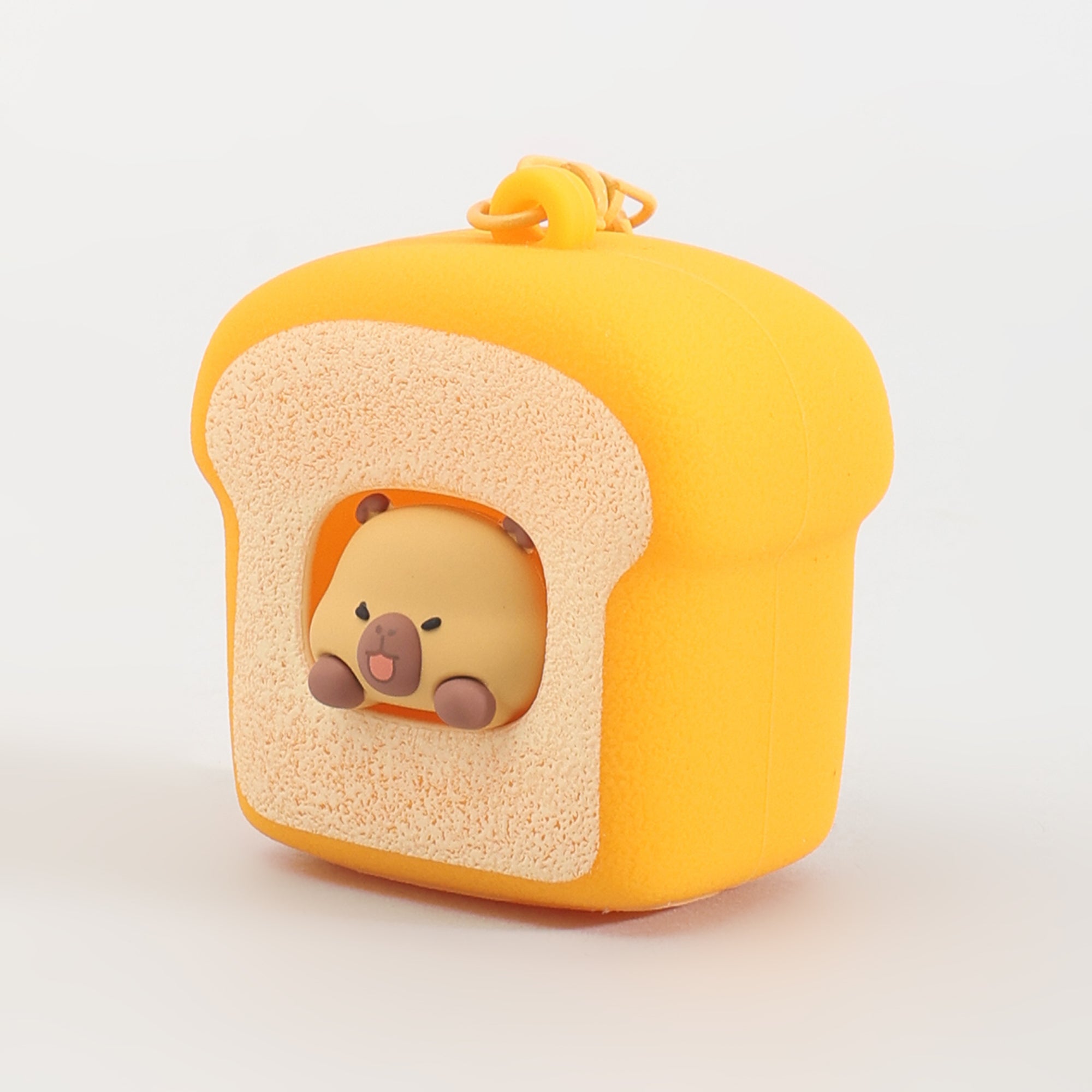 Bakery Series Keychain: Squeeze the Bread & the Capybara Pops!: Assorted 4 Variants