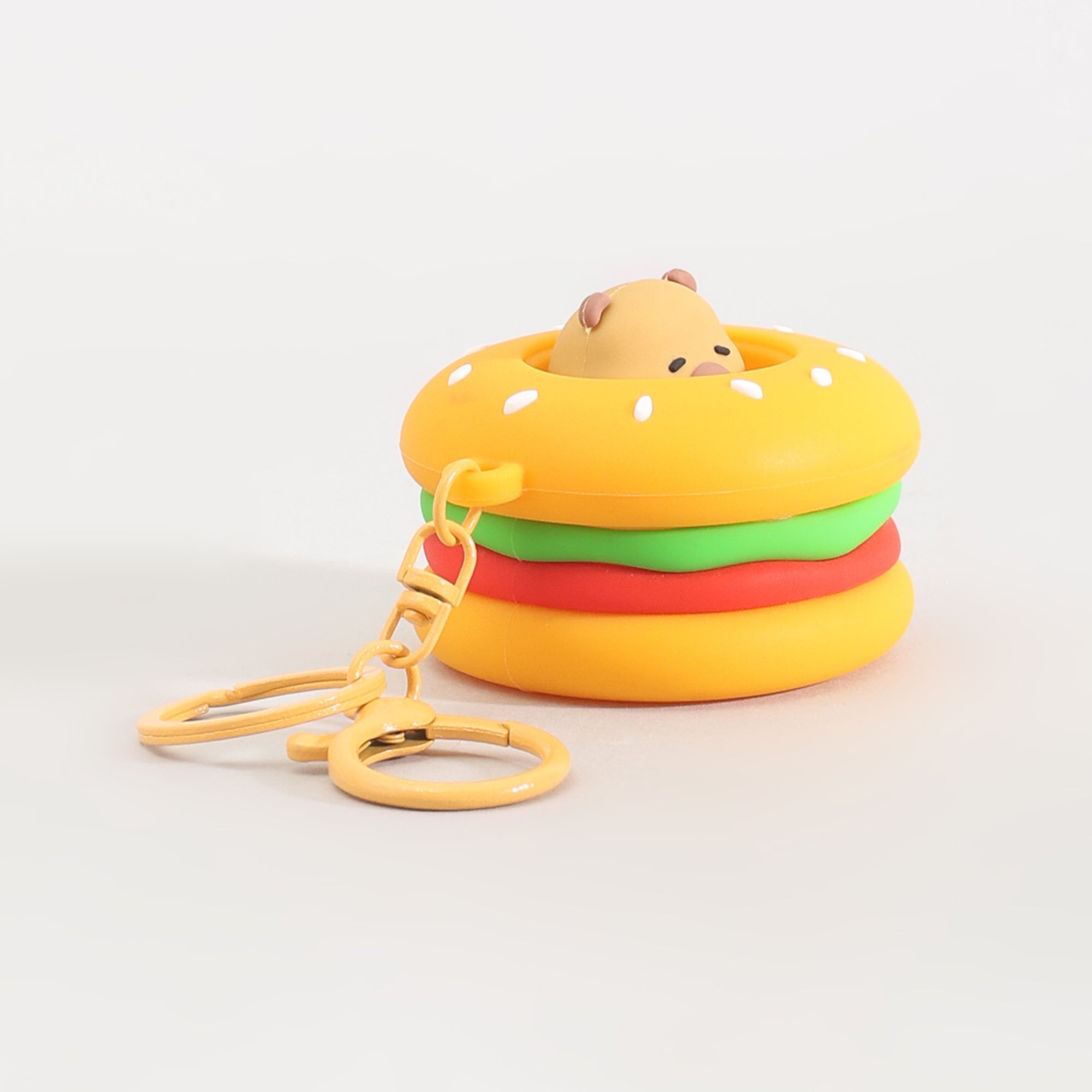 Bakery Series Keychain: Squeeze the Bread & the Capybara Pops!: Assorted 4 Variants