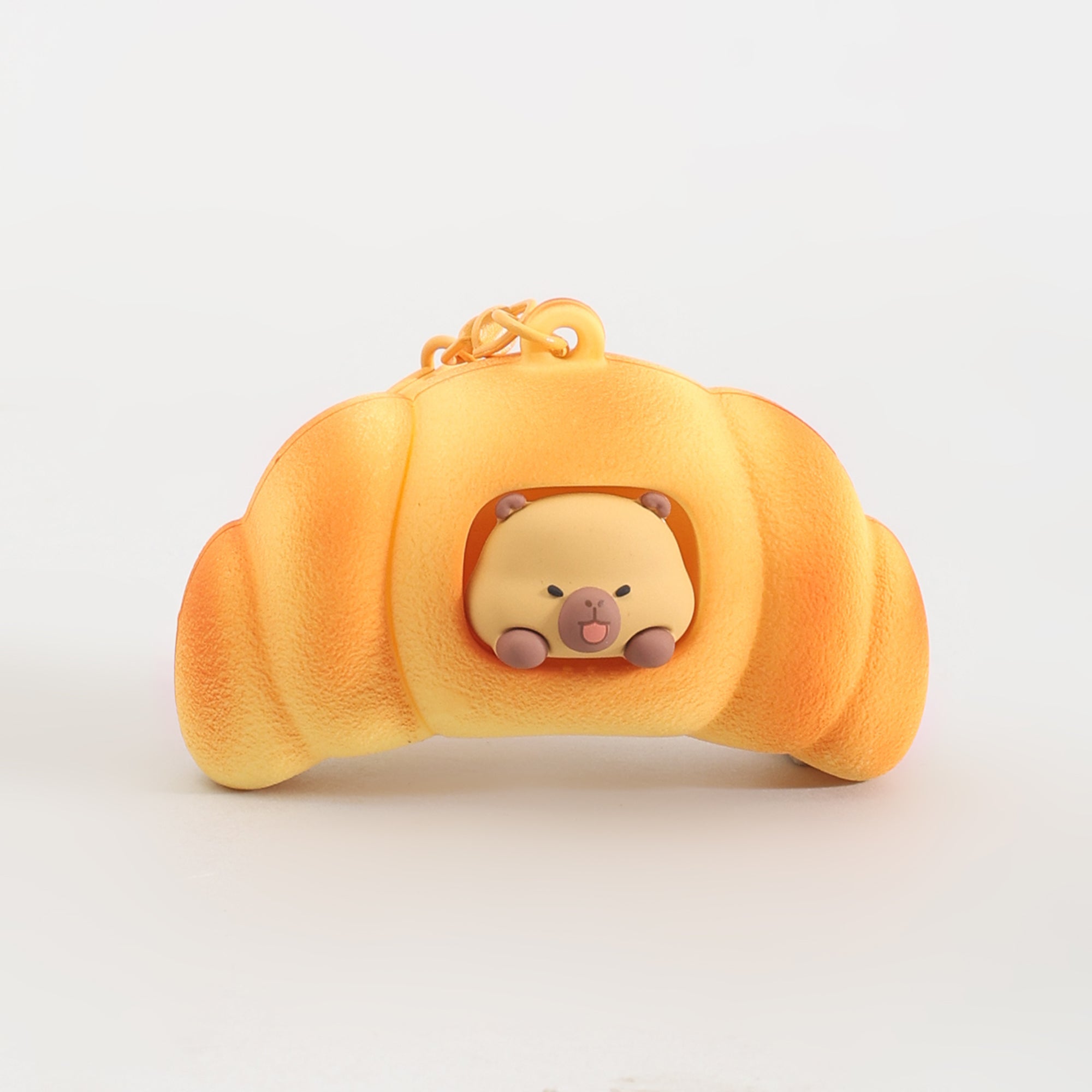 Bakery Series Keychain: Squeeze the Bread & the Capybara Pops!: Assorted 4 Variants
