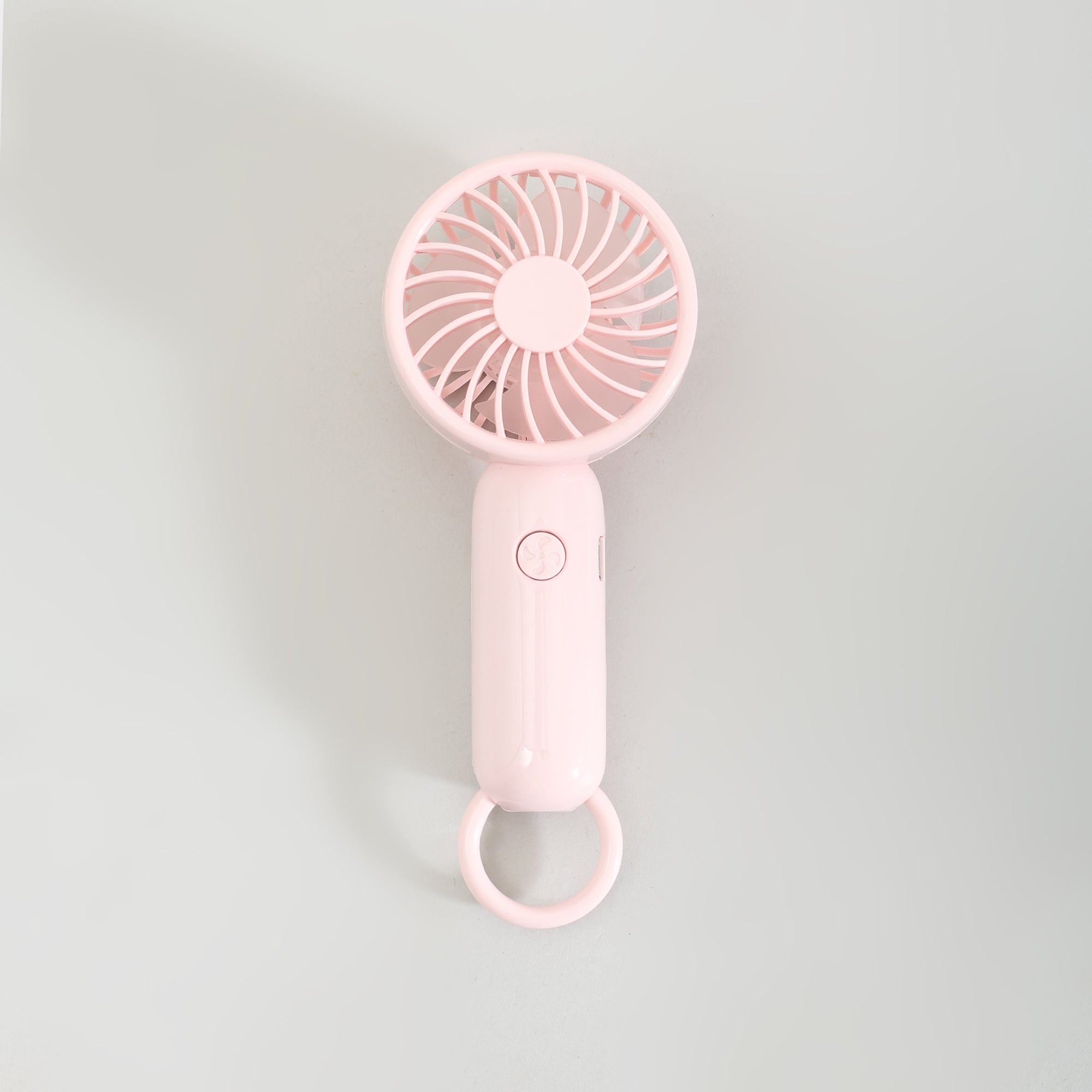 Mumuso Super Cute Minimalist Pink Handheld USB Fan