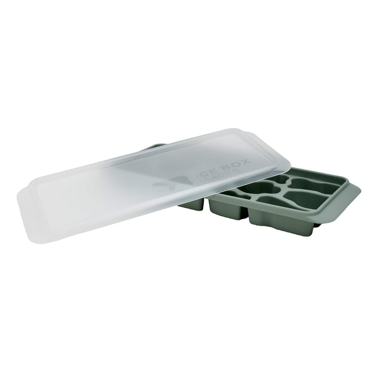 Ice Cube Tray with Lid  - Glacier / Green Mumuso