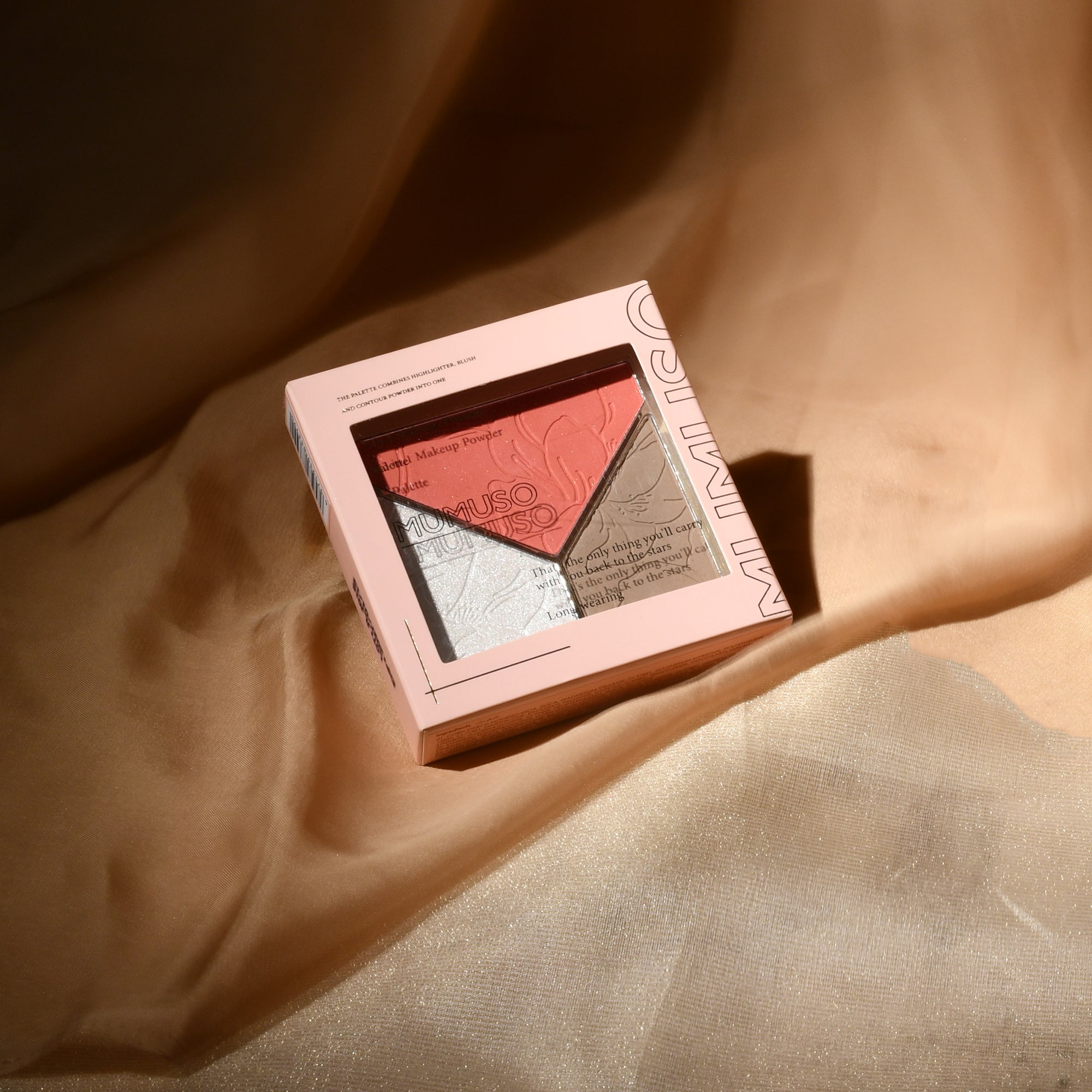 MUMUSO 3-in-1 Sculpt & Glow Makeup Palette ( Blush, contour, highlighter)