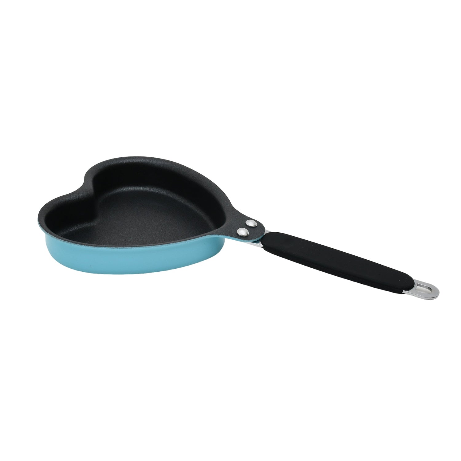 MUMUSO Heart Mini Non-Stick Frying Pan- Blue Mumuso