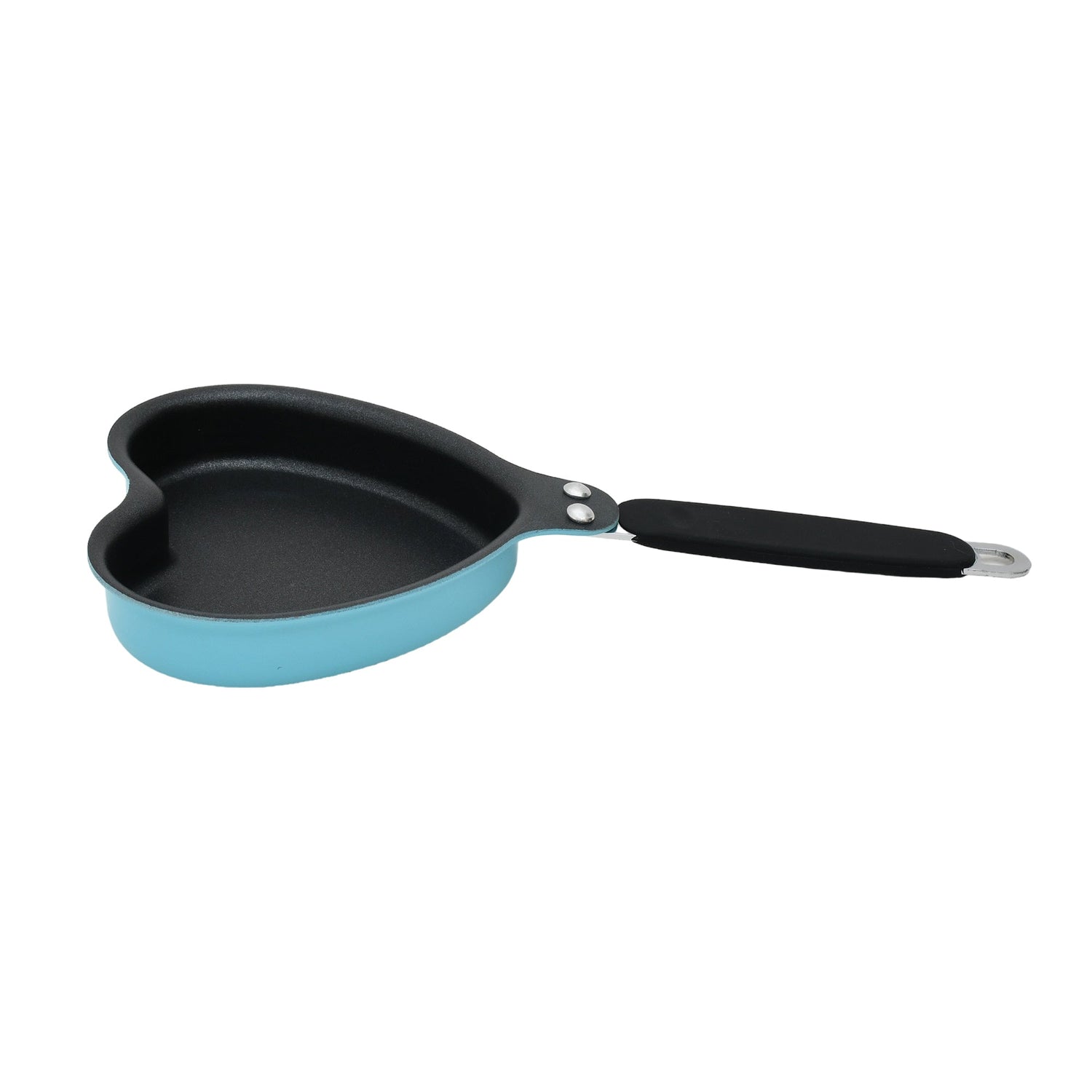 MUMUSO Heart Mini Non-Stick Frying Pan- Blue Mumuso