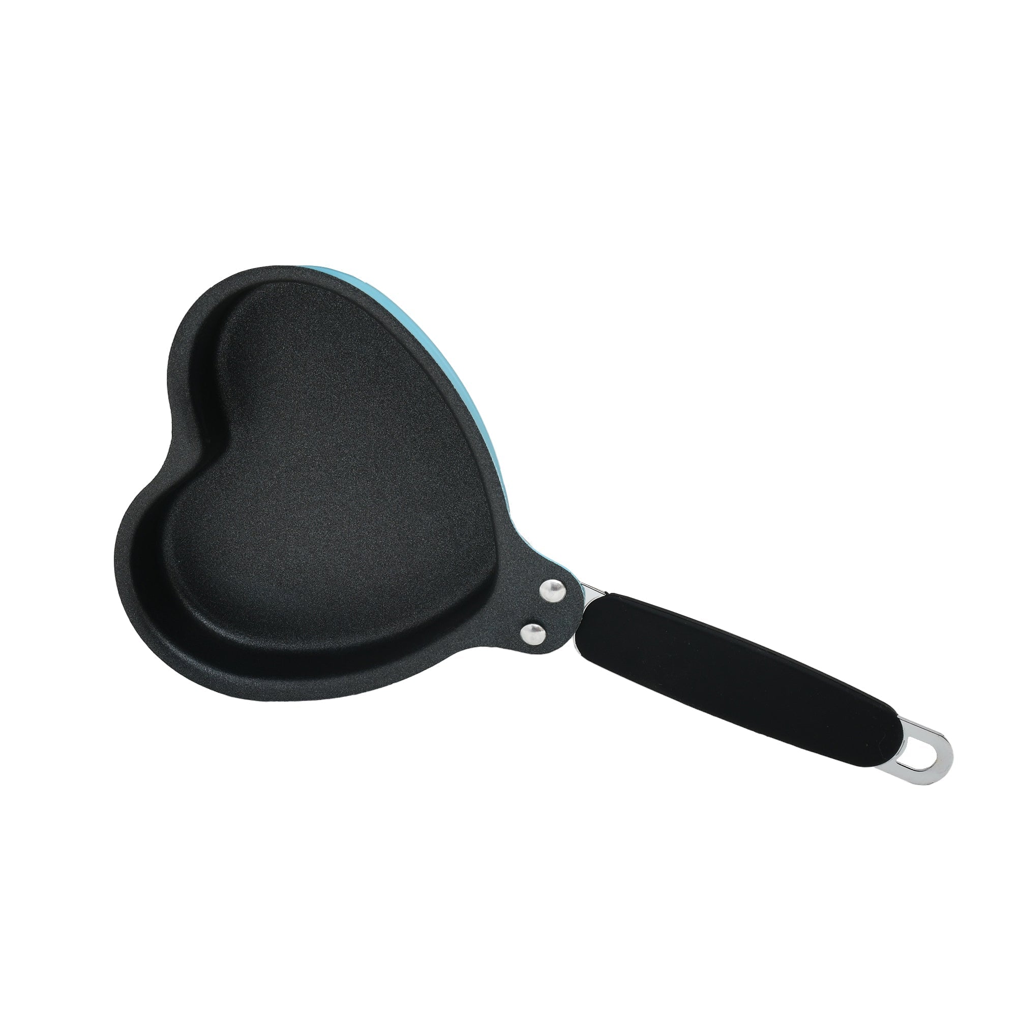 MUMUSO Heart Mini Non-Stick Frying Pan- Blue Mumuso