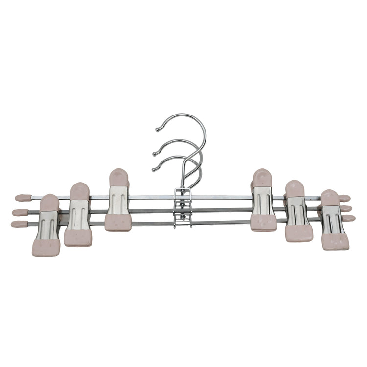 MUMUSO Non-Slip Eco-Friendly Coating Metal Pants Hanger - 3 Pieces Mumuso