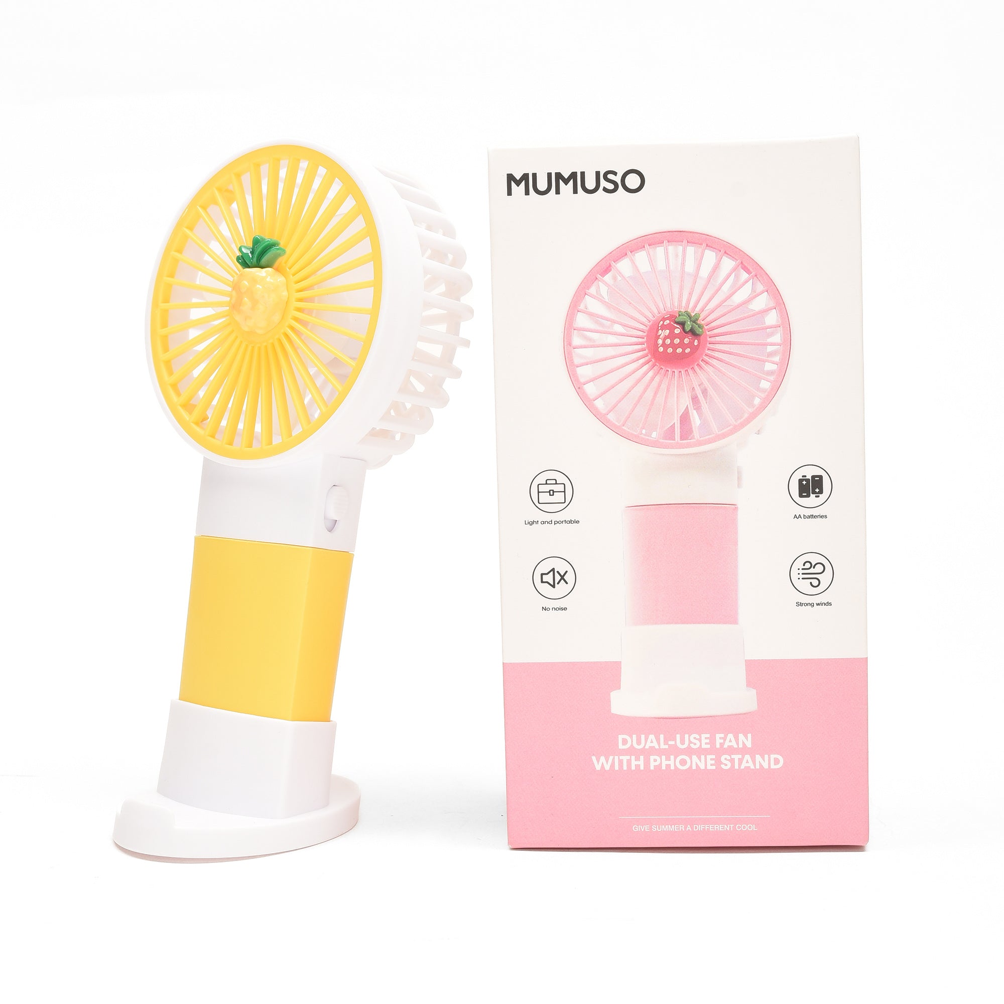 Battery Dual Use Fan with Phone Stand