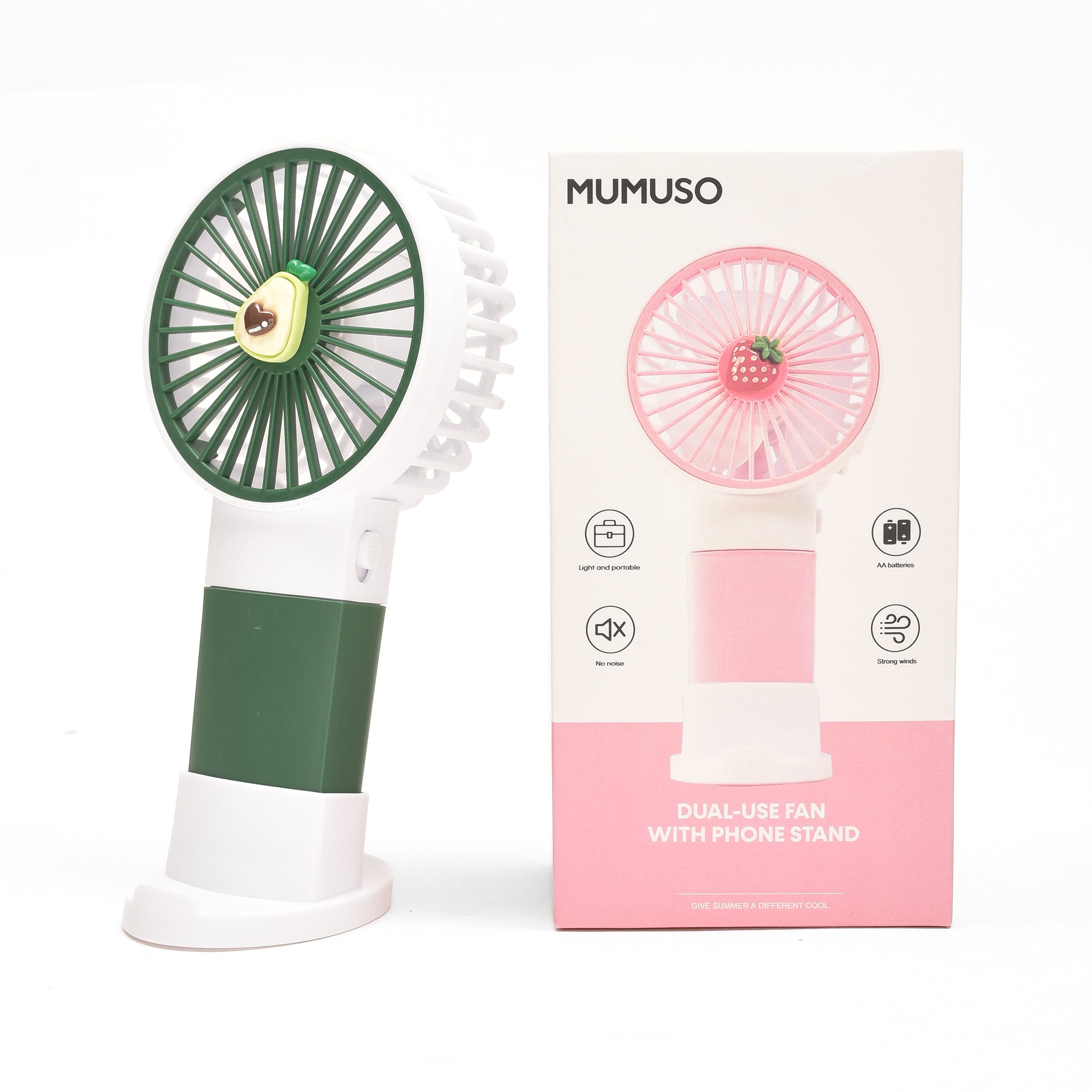 Battery Dual Use Fan with Phone Stand