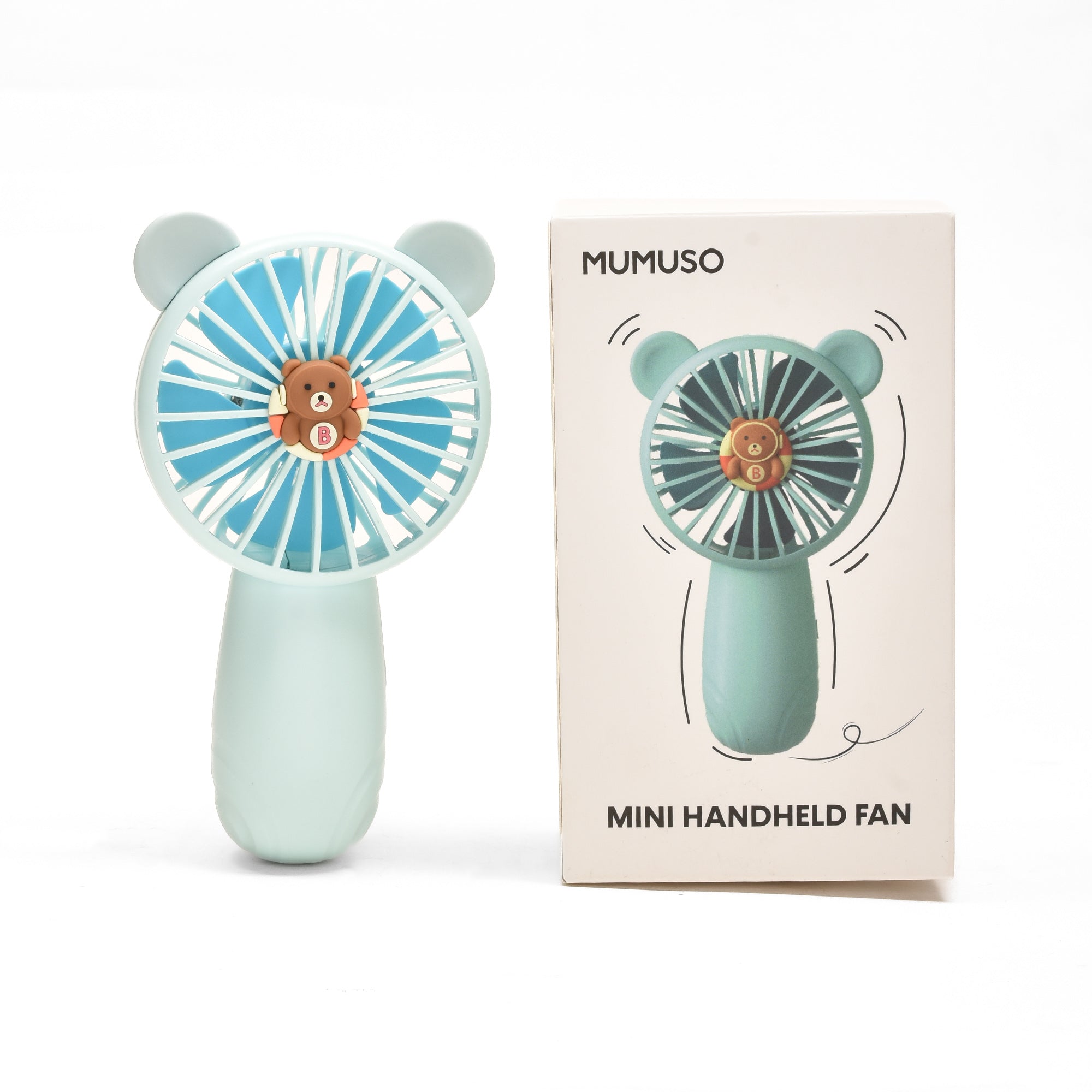 Mini Cute Electric Handheld Fan- Blue/Pink/Green