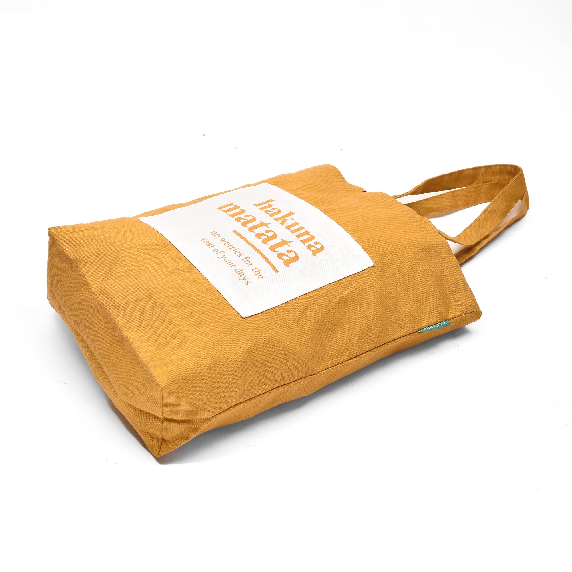 Mumuso "Hakuna Matata" Tote Bag - Dark Amber