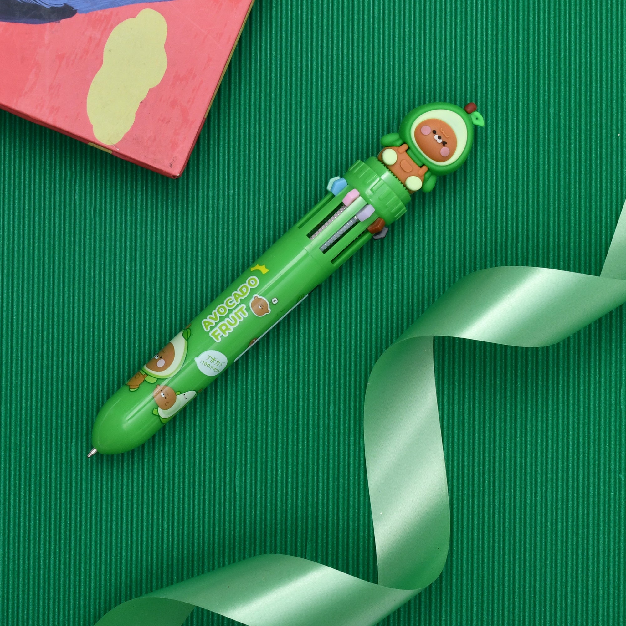 Avocado 10-In-1 Retractable Ballpoint Pen