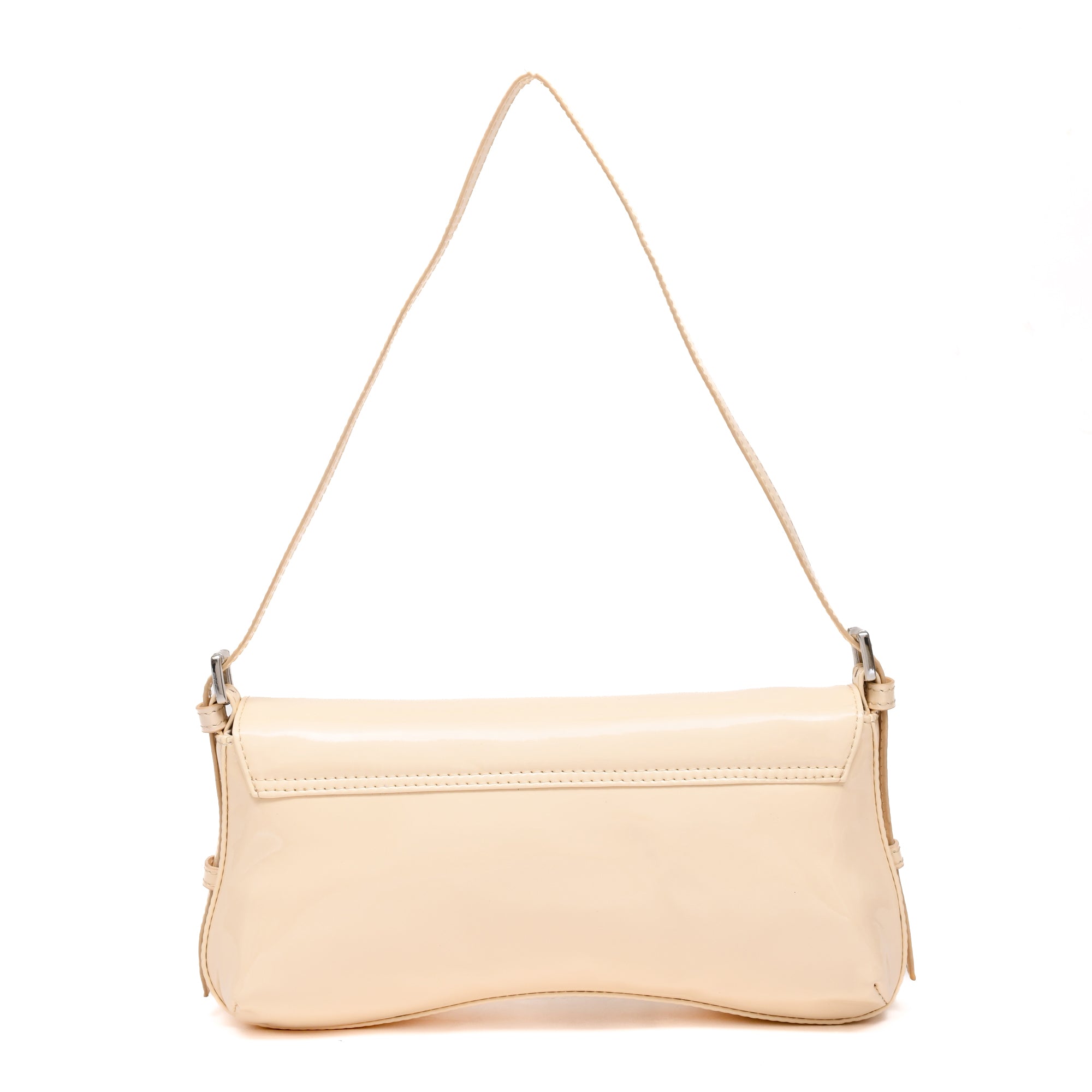 Classy Glossy Shoulder Bag - Assorted Shades
