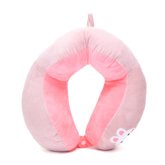 Pink Bunny Travel Neck Pillow