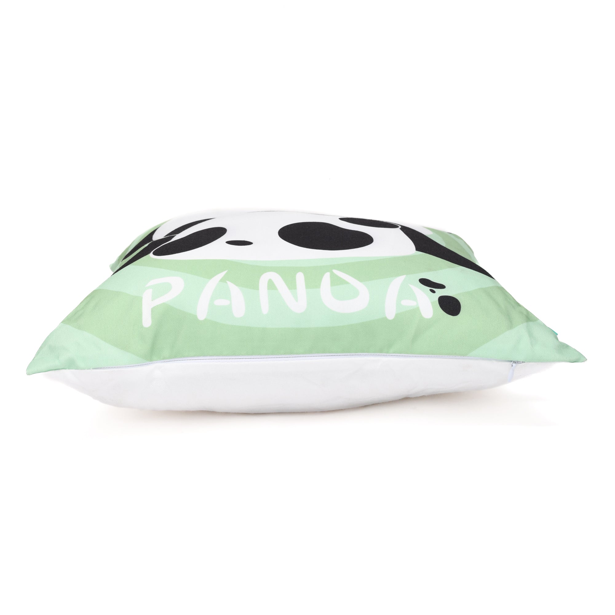 Cute Naughty Panda Throw Pillow- Green/ Blue/ Pink