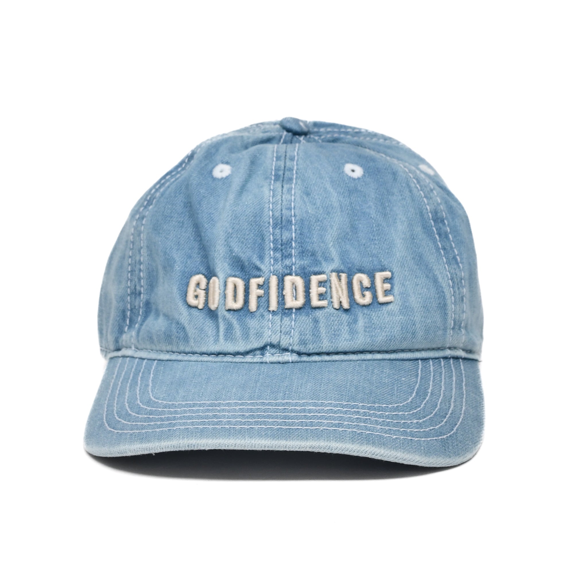 Godfidence Denim Cap-Blue