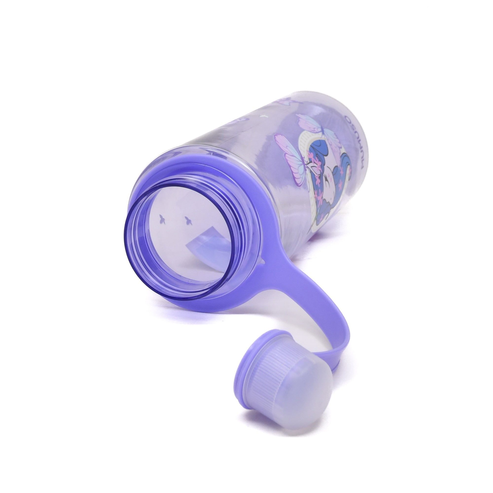 Cute Spray Water Bottle for Kids- 500ml/ Purple and Blue