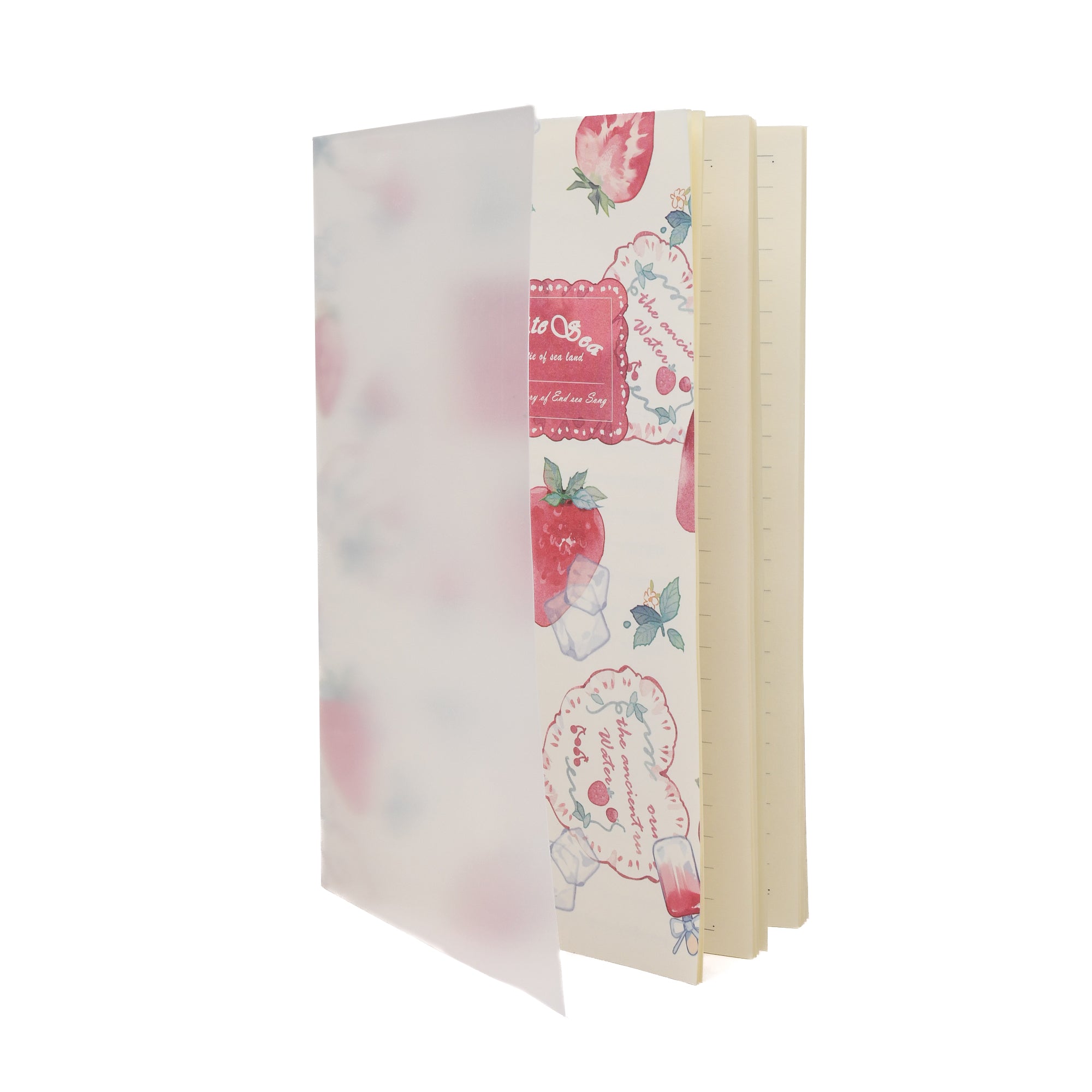 Mumuso Strawberry A5 Stapled Notebook