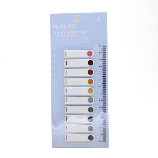 Sticky Index Tabs - 10 colours